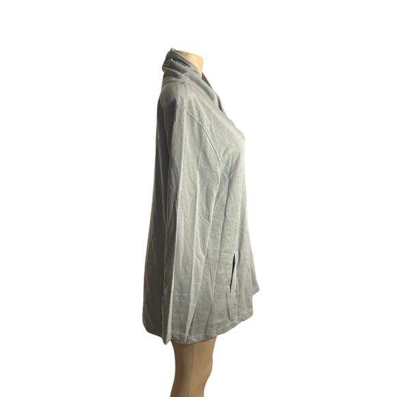 NWT Women XL Soft Surroundings Westminster Tunic Sweatshirt Green Milieu 2EZ87 - Picture 6 of 7